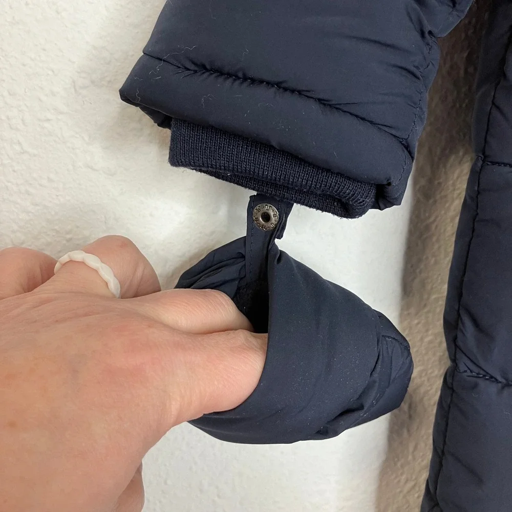 Tartine et Chocolat Puffer Snowsuit Navy w/Detachable Mittens & Booties 12 month